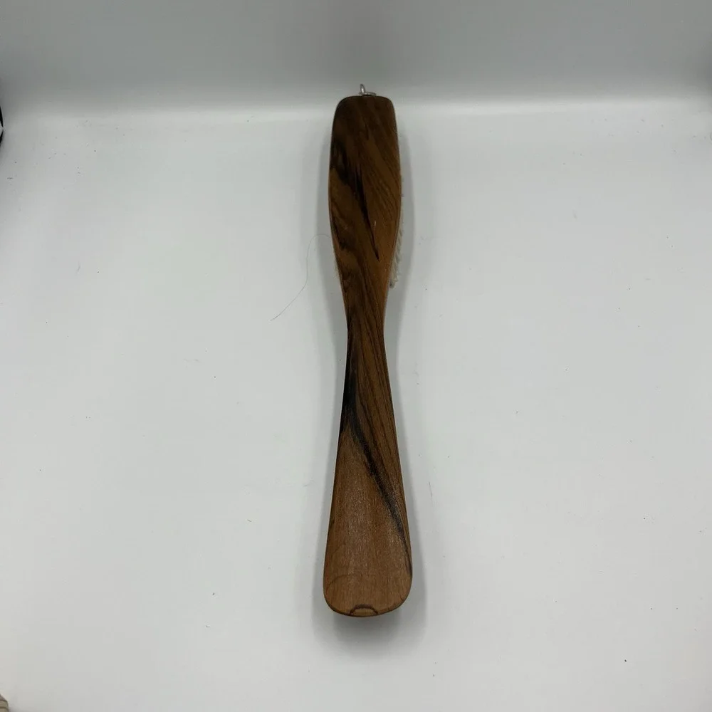 Vintage Double End Shoehorn Valet Brush Gentleman's Wardrobe Helper England Made